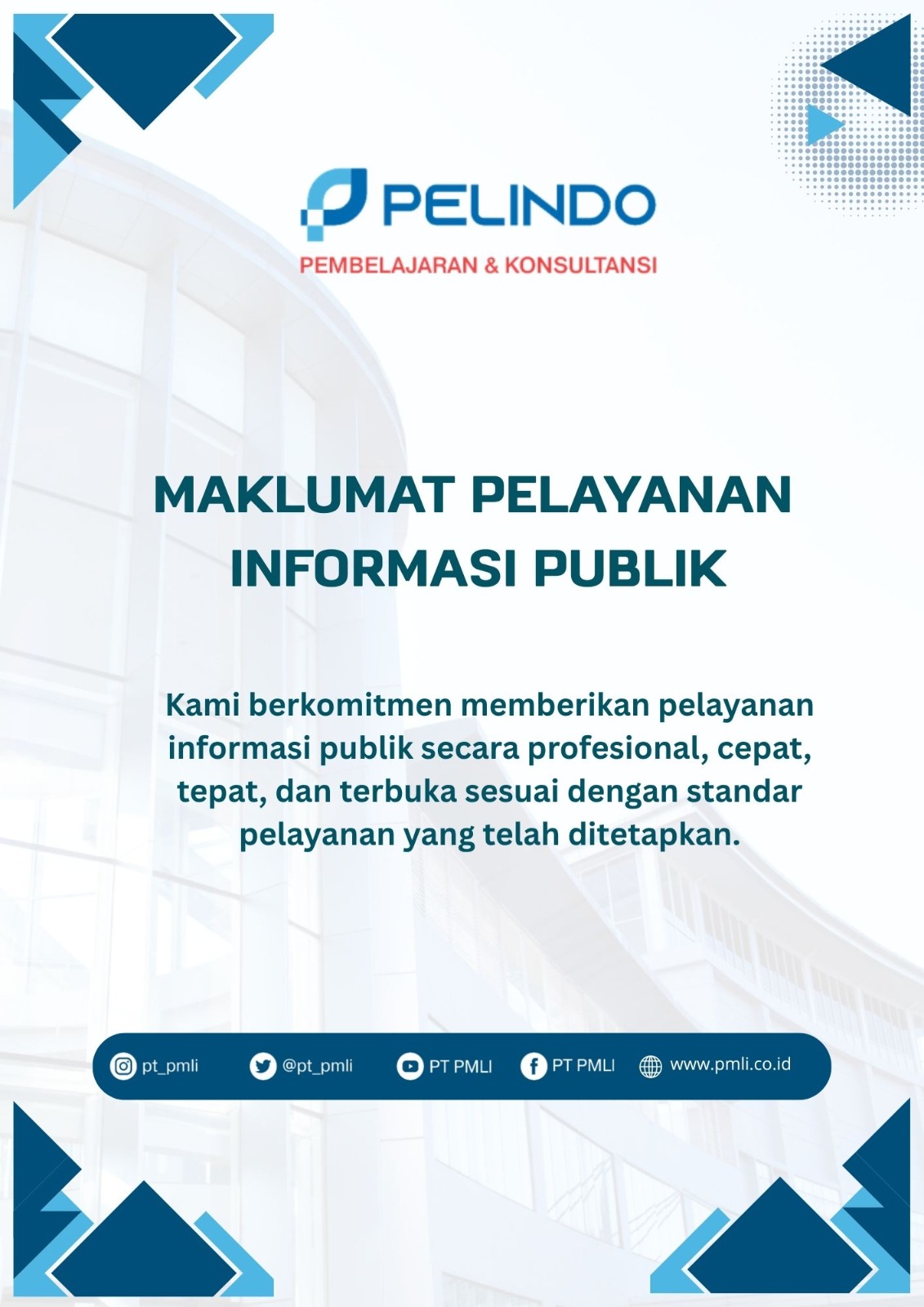 Maklumat pelayanan informasi publik PPID PMLI